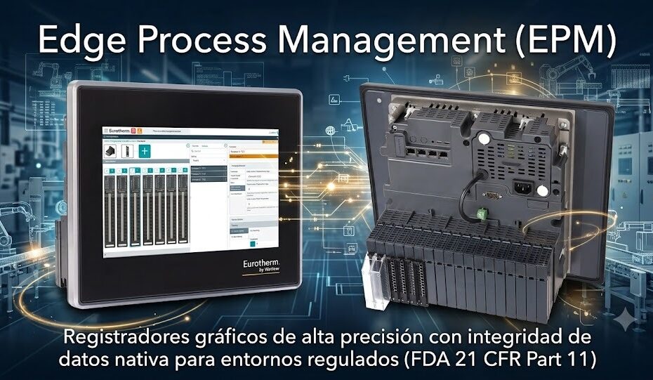 Registradores gráficos EPM: adquisición de datos con cumplimiento FDA 21 CFR Part 11 y ciberseguridad industrial