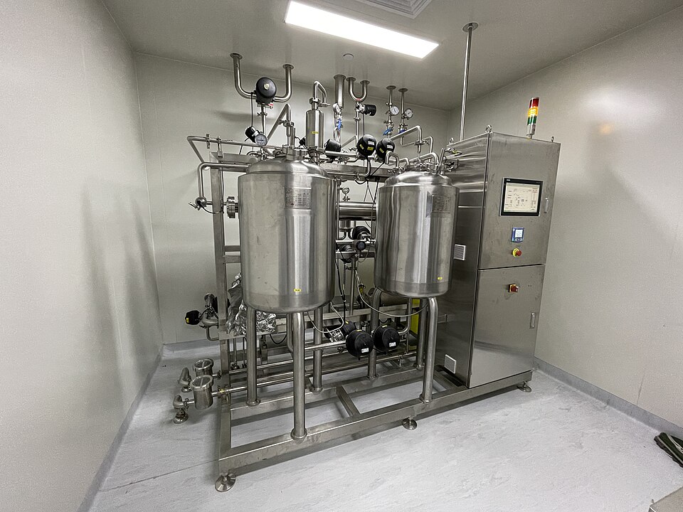 Instalación de producción farmacéutica industrial